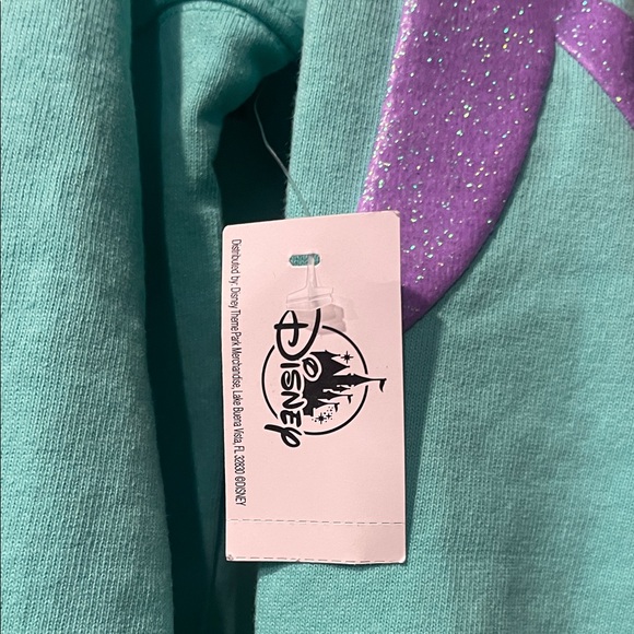 Disney Teal Shirt with Glittery Purple Design - Picture 2 of 4